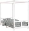 vidaXL Kinderbett Weiß 80x160 cm Massivholz Kiefer 834514 Bild 2