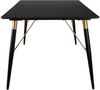 loft24 Esstisch Unagi, aus MDF mit Metallgestell in gold/schwarzfarben, Breite 120 cm Bild 3