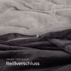 Bettwäsche Cashmere Touch Silber / Anthrazit 80x80+135x200 cm Bild 3