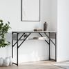 Konsolentisch, Beistelltisch, Konsole mit Ablage Grau Sonoma 105x30x75cm Holzwerkstoff Bild 2