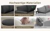 Celya Gartenlounge-Set Gartenlounges Balkon, Gartenmöbel Set für 4-5 Personen, mit Couchtisch, (verzinkter Eisenrahmen, bequeme Gartenmöbel, graue Sitzpolster und Kissen, mit verstellbaren Beinen), Gartenmöbel-Set (4-5 Sitzplätze), 1 Couchtisch aus geh... Bild 3