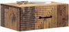 vidaXL Wandmontierter Nachttisch Altholz 49 x 34,5 x 20 cm 898631 Bild 2