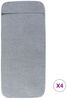 vidaXL Strandtücher 4 Stk. Grau 60x135 cm Stoff 400 GSM 3157052 Bild 3