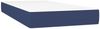 vidaXL Boxspringbett mit Matratze Blau 120x190 cm Stoff 3270354 Bild 5
