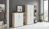 BMG Möbel Büromöbel-Set Office Edition Mini Set 4, (Spar-Set, 6-tlg, besteht aus: Schreibtisch,Rollcontainer,2x Aktenregal,2x Aktenschrank), Büromöbel komplett Set ideal für Homeoffice geeignet, Made in Germany Bild 3