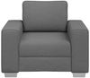 vidaXL Sofa-Sessel Dunkelgrau 100 cm Stoff 4105208 Bild 4