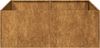 vidaXL Pflanzkübel Rostig 80x80x30 cm Wetterfester Stahl 860807 Bild 5