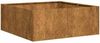 vidaXL Pflanzkübel Rostig 80x80x30 cm Wetterfester Stahl 860807 Bild 2