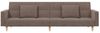 vidaXL Schlafsofa 2-Sitzer mit 2 Kissen Taupe Stoff 375805 Bild 4