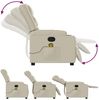 vidaXL Massagesessel Creme Kunstleder 374124 Bild 5