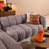 Bronx71 Ecksofa Luca Bouclé braun/grau links Bild 4