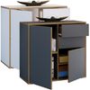 VCM Kommode & Sideboard Salia 920759 Anthrazit H. 74 x B. 79 x T. 33cm Bild 5