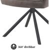 DUBI Möbel Polsterstuhl Mika-Piet (1 St), Federkern, pulverbeschichtet, 360° drehbar Bild 3