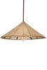 Marrakesch Orient & Mediterran Interior Pendelleuchte Orientalische Küchenlampe Mian handgefertigt aus Leder in Beige 30 cm, ohne Leuchtmittel, Handarbeit Bild 3