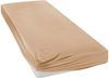 Janine Spannbetttuch 5002 Elastic 180/200 bis 200/220 cm nougat Fb. 37 Bild 2