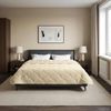 vidaXL Winterbettdecke Creme 220 x 260 cm Mikrofaser und Teddy-Fleece 42026371 Bild 4