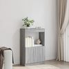 vidaXL Highboard Grau Sonoma-Eiche 63x33x100 cm Holzwerkstoff 855102 Bild 3