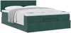 vidaXL Ottoman-Bett mit Matratze Dunkelgrün 140x200 cm Samt 3311780 Bild 4
