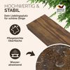 Casaria Wandregal mit Halterung, MDF, Eiche / Braun, 50x23x3,8cm Bild 2