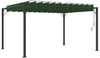 vidaXL Gazebo mit Lamellen-Dach 3 x 4 x 2,14 m Grün 42030525 Bild 3