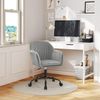 Woltu Schreibtischstuhl, Homeoffice Stuhl mit Rollen, Schminkstuhl höhenverstellbar Bild 2