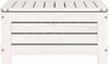 vidaXL Gartenhocker Weiß 62x63,5x32 cm Massivholz Kiefer 844899 Bild 5