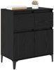 vidaXL Sideboard mit Schubladen Schwarz Eichen-Optik 60 x 35 x 70 cm 881220 Bild 3