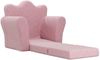 vidaXL Schlafsofa für Kinder Rosa Weich Plüsch 357057 Bild 4