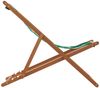 vidaXL Strandstühle 2 Stk. Klappbar Blattmuster Stoff und Massivholz 3214500 Bild 5