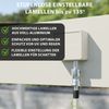 Weide Deluxe Wand-Pergola Voll-Aluminium 3,6x4m mit Lamellendach Ivory Sand Bild 2