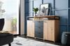 XORA 'LIFE' Sideboard, Melamin eiche, 134.1 x 87.8 x 38 cm, mit 3 Schubladen Bild 3
