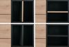 TV-Lowboard Liam in Eiche Artisan und schwarz 195 x 48 cm Bild 4