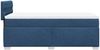 vidaXL Boxspringbett mit Matratze Blau 100x200 cm Stoff 3285812 Bild 5