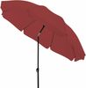 Derby Strandschirm ca. 200cm/8tlg. D. 833 bordeaux, Gest. anthrazit 19/22 mm, ohne Volant Bild 2