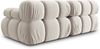 Micadoni Modulares Sofa Bellis 2-Sitzer Samt Bluvel Dunkelbeige Bild 4