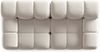 Micadoni Modulares Sofa Bellis 2-Sitzer Samt Bluvel Dunkelbeige Bild 3