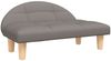 vidaXL Hundebett Dunkelgrau 70x52x30 cm Stoff, Taupe Bild 2