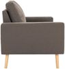 vidaXL 2-Sitzer-Sofa Taupe Stoff [288711] Bild 4