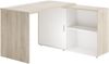 FMD Möbel - VALLEY - Schreibtisch - melaminharzbeschichtete Spanplatte - Eiche Nb/weiß - 118 x 75 x 124,5cm Bild 3