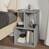 vidaXL Nachttisch Grau Sonoma 35x35x55 cm Holzwerkstoff 815185 Bild 3