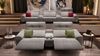 Sofanella Stoffsofa SALENTO Zweisitzer Kinocouch Heimkino in Hellbraun XL: 252 Breite x 100 Tiefe Bild 5