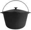 BIG-PAN Wok 6L Kazan Gusseisen Bügel Deckel Schöpflöffel Bild 2