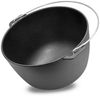 BIG-PAN Wok 6L Kazan Gusseisen Bügel Deckel Schöpflöffel Bild 3