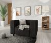 S-Style Möbel Polstergarnitur 3+2+1 Gustav aus Cord-Stoff mit bequemem Sitz, (1x 3-Sitzer-Sofa, 1x 2-Sitzer-Sofa, 1x Sessel) Bild 4