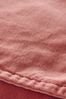 Ib Laursen - Kissenbezug Melone Rot 52x52cm Samt Velour 6230-97 Kissenhülle Bild 2