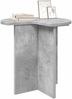 vidaXL Beistelltisch mit Speicher Betongrau Ø 39 x 38 cm Holzwerkstoff 8001085 Bild 3