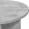 vidaXL Beistelltisch mit Speicher Betongrau Ø 39 x 38 cm Holzwerkstoff 8001085 Bild 4