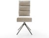Drehstuhl Pela-Flex Webstoff Soft Beige Kreuzgestell breit Graphit 360° drehbar Wippfunktion Taschenfederkern Bild 2