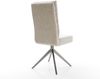 Drehstuhl Pela-Flex Webstoff Soft Beige Kreuzgestell breit Graphit 360° drehbar Wippfunktion Taschenfederkern Bild 5