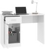 vidaXL Schreibtisch mit Stauraum Hochglanz-Weiß 100x40x73 cm 342655 Bild 4